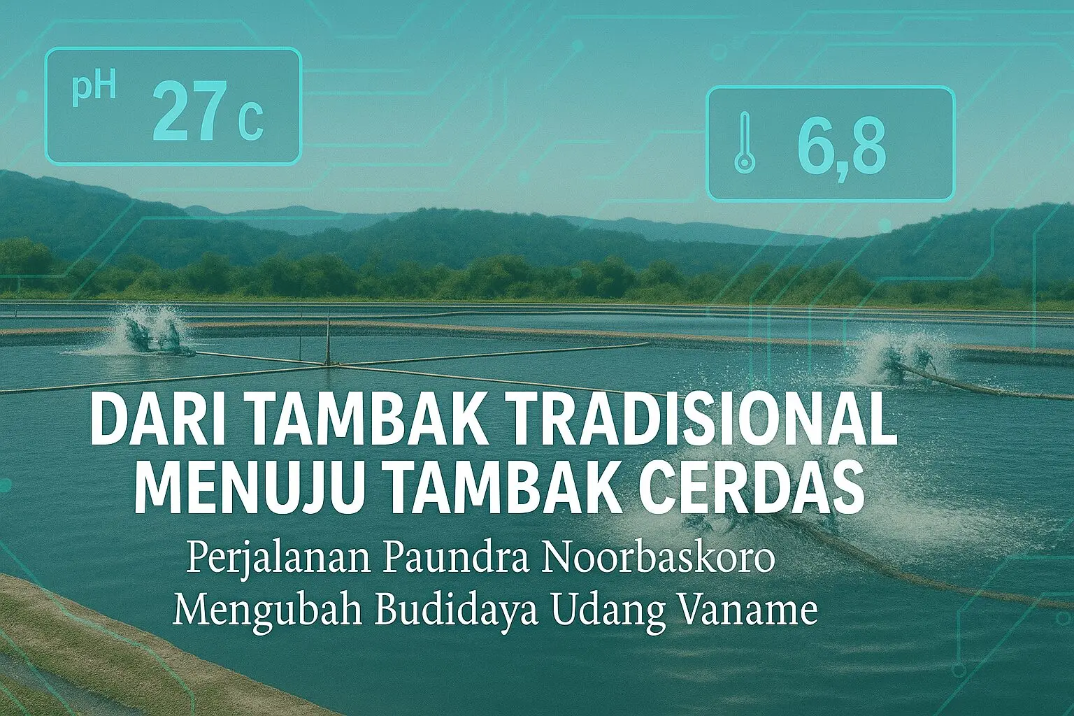 Dari Tambak Tradisional Menuju Tambak Cerdas: Kisah Paundra Noorbaskoro dan Revolusi Udang Vaname di Pacitan